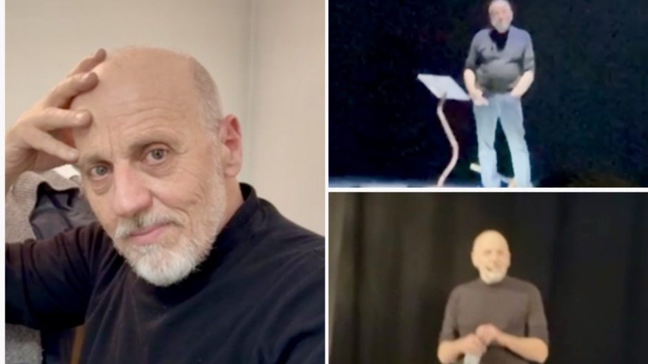 Applausi alla Fabbrica per Marco Paolini e il suo monologo. Videointervista