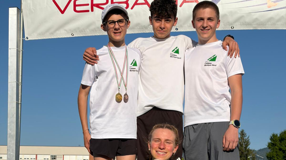 12° Meeting della Liberazione di Verbania: bene i giovani atleti della Asd Caddese