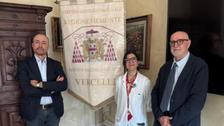 Donazione al reparto di ostetricia dell'ospedale di Vercelli