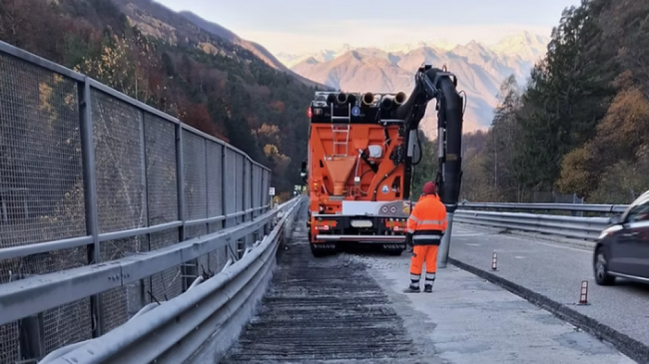 337 della Vigezzo: lavori sul viadotto Gagnone, traffico a senso unico alternato