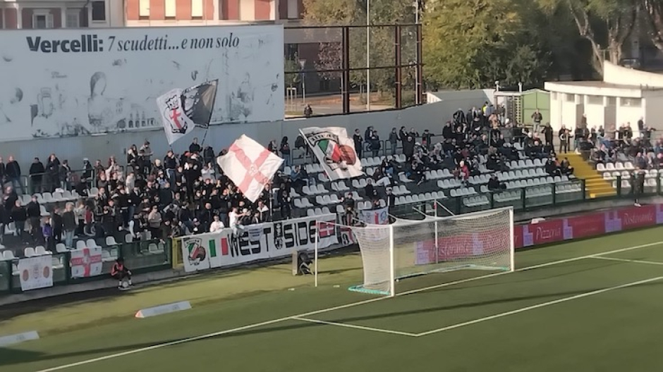 Pro Vercelli, sconfitta ad Ospitaletto