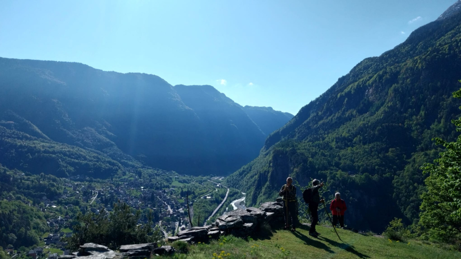 Con Gianpaolo Fabbri in gita da Iselle a Trasquera, in Val Divedro